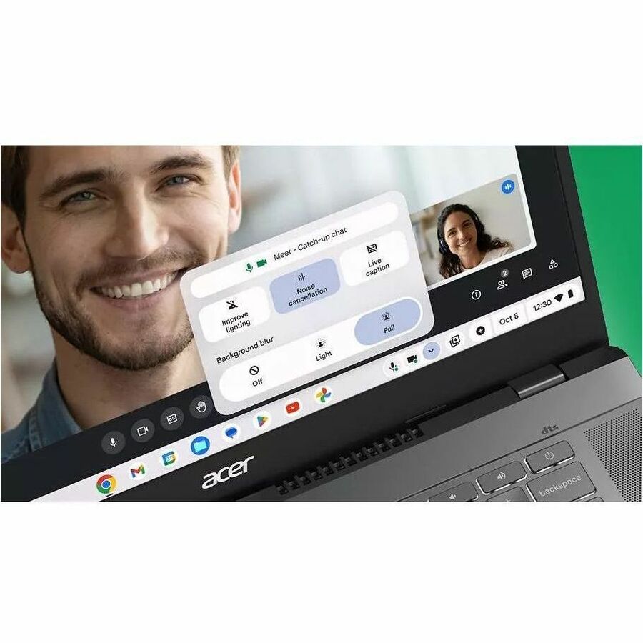 Acer Chromebook Plus 514 CBE574-1T-R8T7 14" Touchscreen Chromebook - WUXGA - AMD Ryzen 3 7320C - 8 GB - 256 GB SSD - Iron NX.KRDAA.001