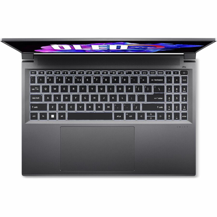 Acer Swift Edge SFE16-43 SFE16-43-R6FN 16" Notebook - WQXGA+ - AMD Ryzen 7 7840U - 16 GB - 1 TB SSD - Black NX.KR3AA.002