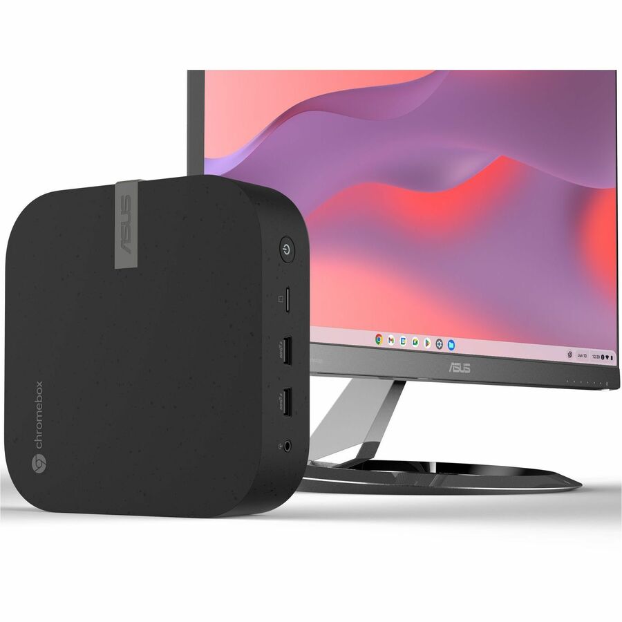 Asus Chromebox 5 Chromebox5-S3053UN-WC Chromebox - Intel Core i3 12th Gen i3-1220P - 8 GB - 128 GB SSD - Mini PC - Eco Black CHROMEBOX5-S3053UN-WC