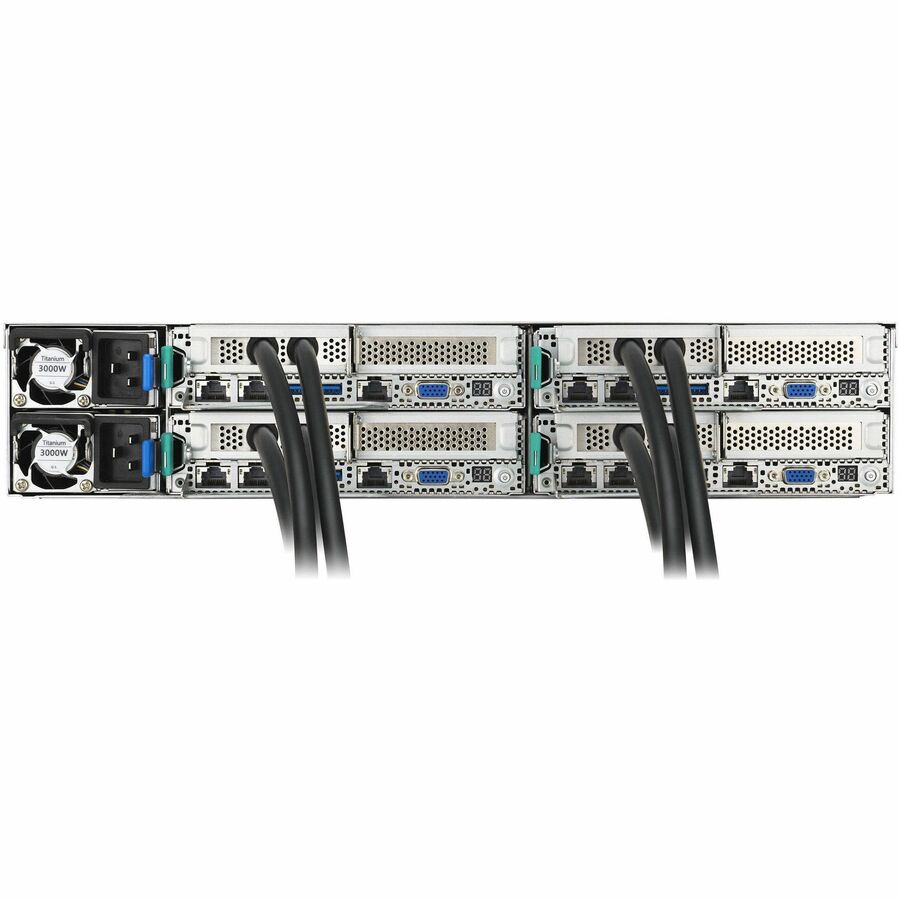 Asus RS720Q-E11-RS8U-3WSTEVHS Barebone System - 2U Rack-mountable - Socket LGA-4677 - 2 x Processor Support RS720Q-E11-RS8U-3WSTEVHS