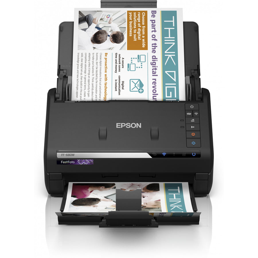 Epson FastFoto FF-680W Sheetfed Scanner - 600 dpi Optical B11B237201
