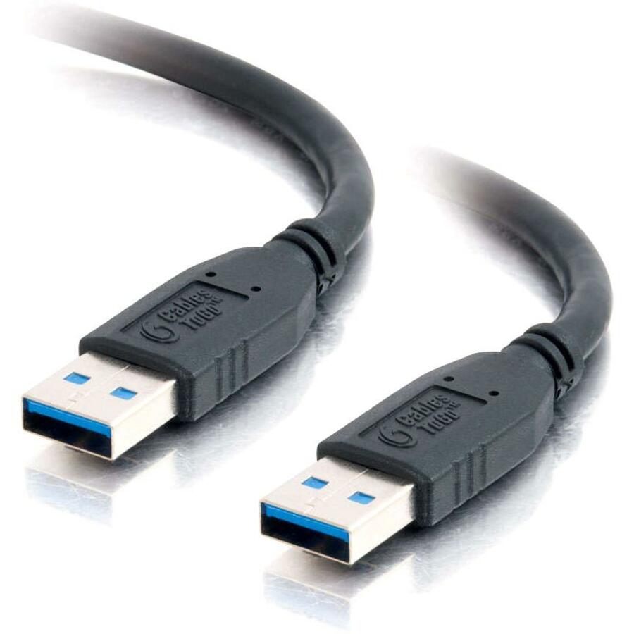 C2G 6.6ft USB 3.0 Cable - USB Type-A Cable - Black - M/M 54171