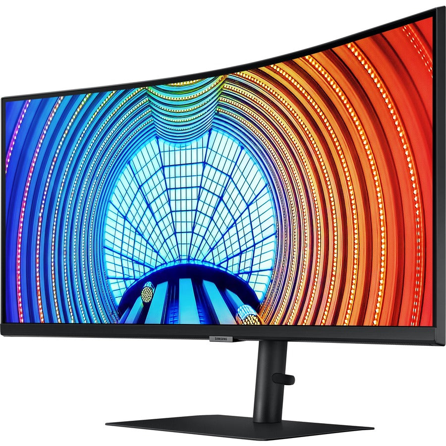 Samsung ViewFinity S6 S34A654UBN 34" Class UW-QHD Curved Screen LCD Monitor - 21:9 - Black LS34A654UBNXGO