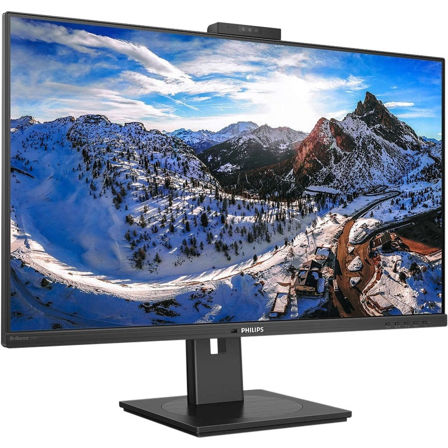 Philips 329P1H 32" Class Webcam 4K UHD LCD Monitor - 16:9 - Textured Black 329P1H