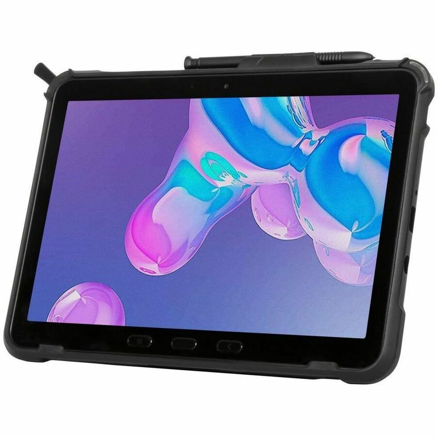 Targus Field-Ready THD933USZ Keyboard/Cover Case Samsung Galaxy Tab Active4 Pro Tablet - Black - TAA Compliant THD933USZ