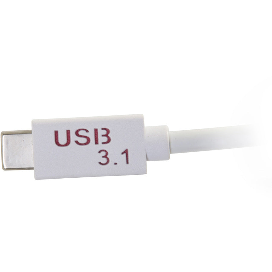 C2G USB C to DisplayPort Adapter Converter 4K 30Hz - White TAA 29481