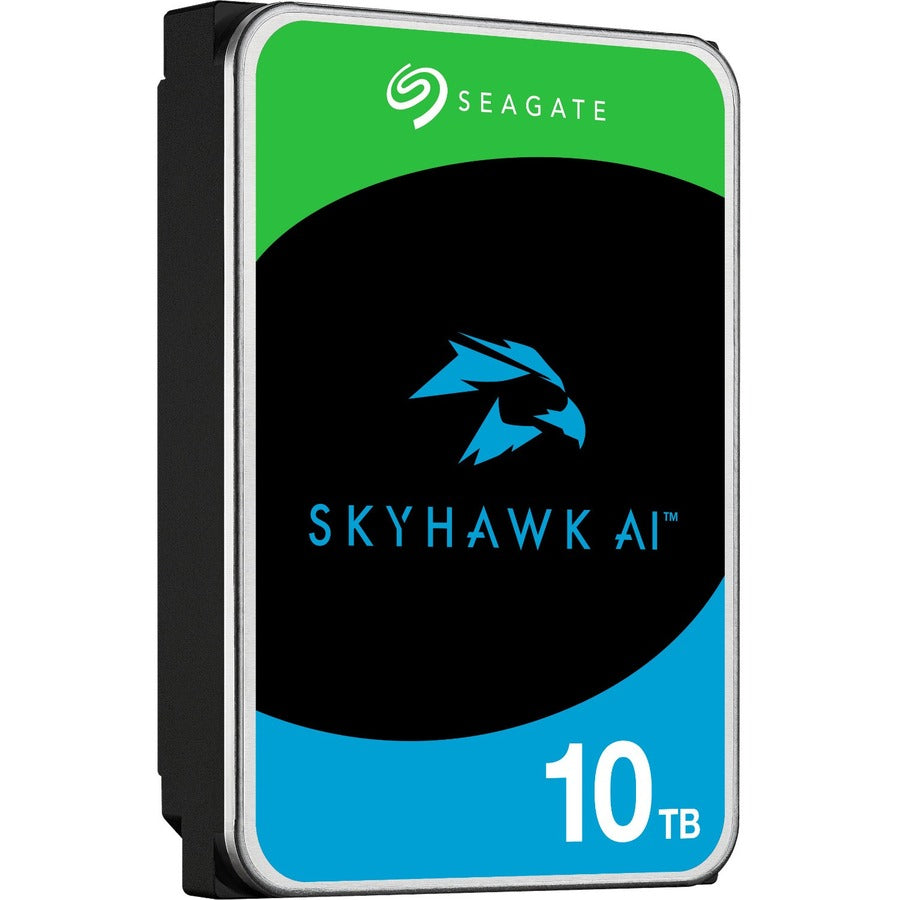 Seagate SkyHawk AI ST10000VE001 10 TB Hard Drive - 3.5" Internal - SATA (SATA/600) - Conventional Magnetic Recording (CMR) Method ST10000VE001
