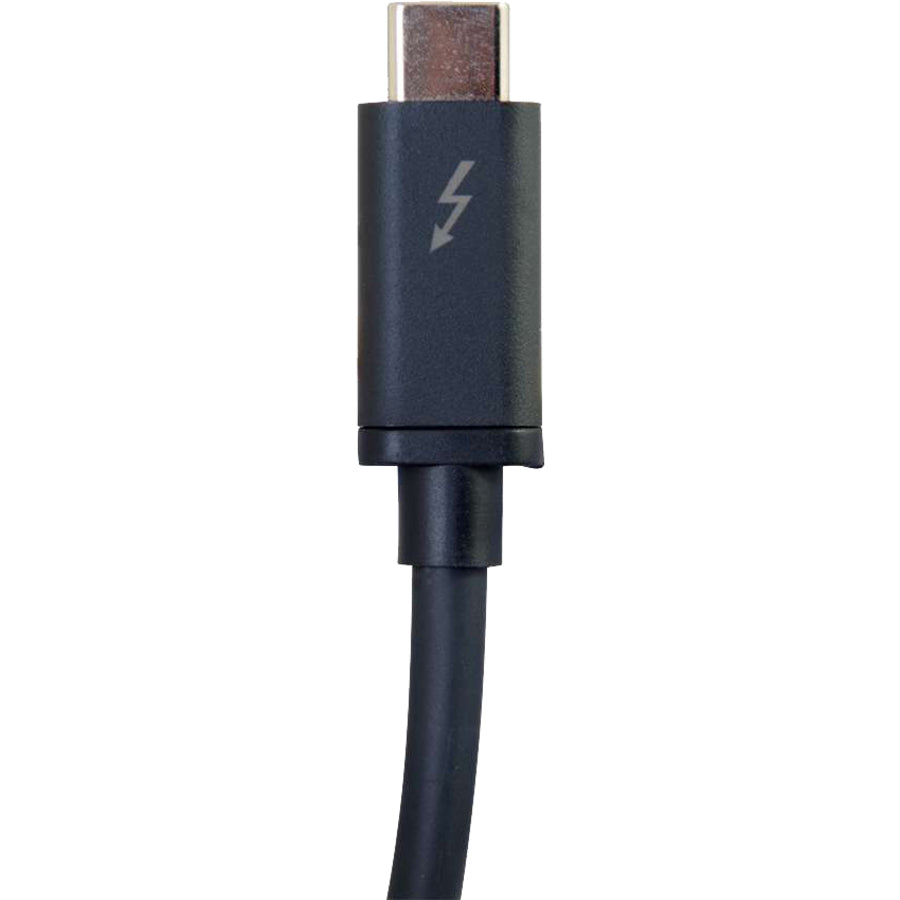 C2G 6ft Thunderbolt 3 USB C Cable - 20Gbps - 100W - Black - M/M 28842