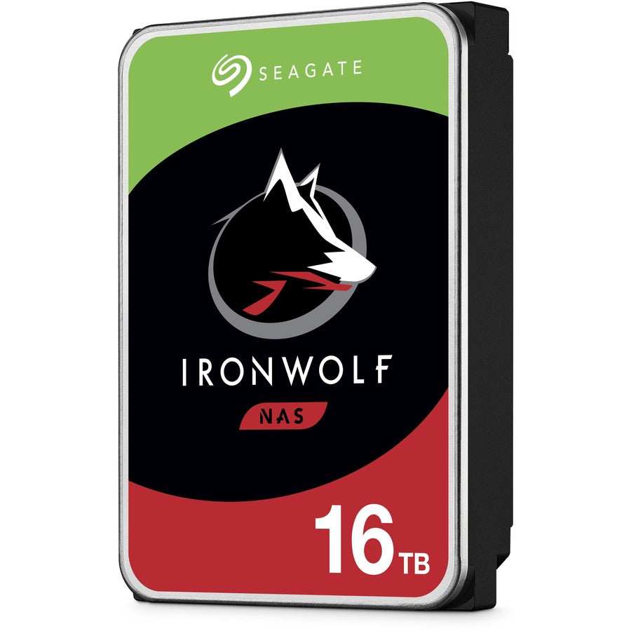 Seagate IronWolf ST16000VN001 16 TB Hard Drive - 3.5" Internal - SATA (SATA/600) - Conventional Magnetic Recording (CMR) Method ST16000VN001
