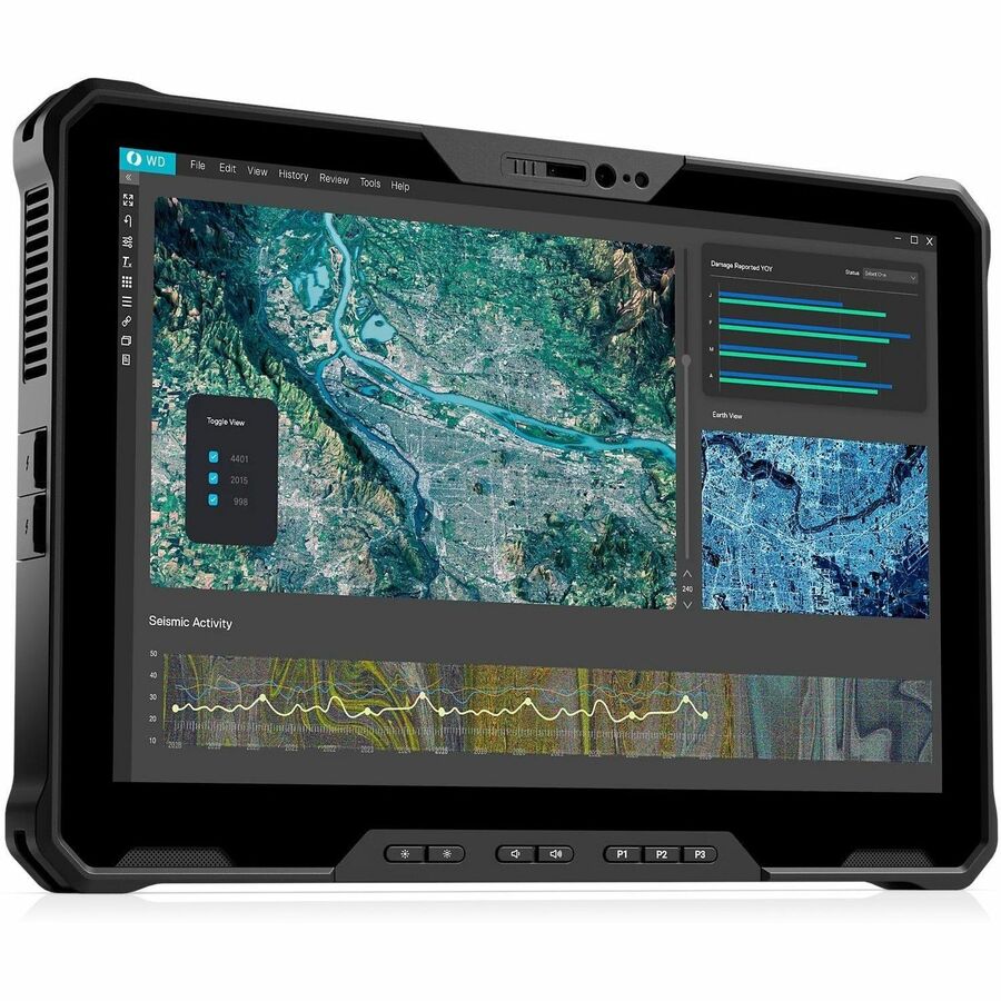 Dell Latitude 7230 Rugged Tablet - 12" Full HD - vPro Technology - 16 GB - 256 GB SSD - Windows 11 Pro - Black CR0MD