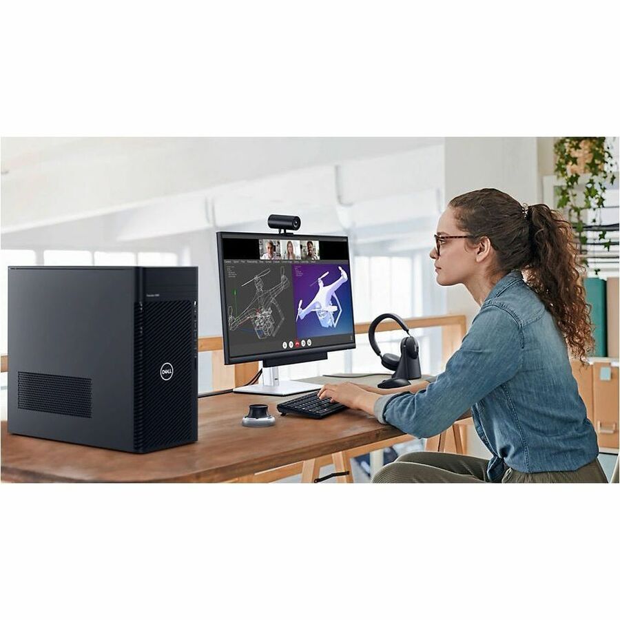 Dell Precision 3000 3680 Workstation - Intel Core i9 14th Gen i9-14900 - vPro Technology - 32 GB - 512 GB SSD - Tower - Black PVK5H