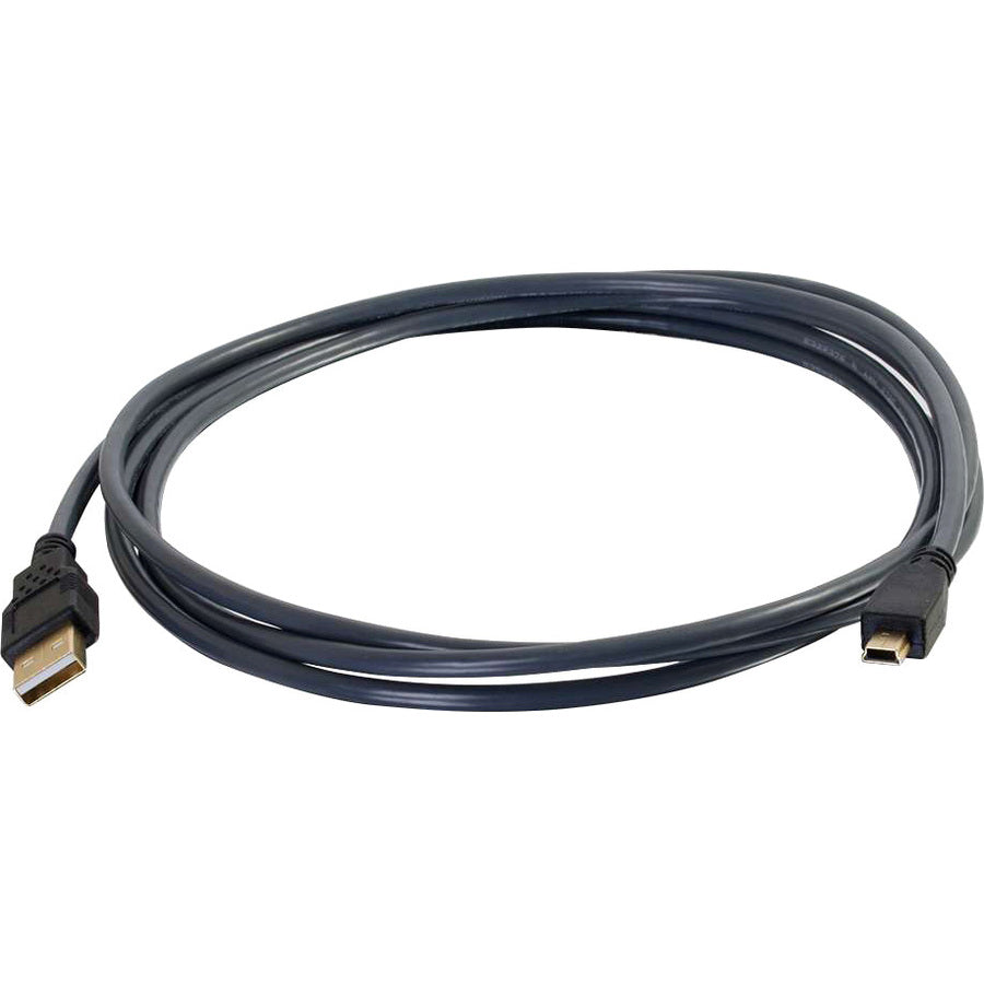 C2G Ultima Series 9.8ft USB A to USB Mini B Cable - USB to Mini B Cable - USB 2.0 - Black - M/M 29652
