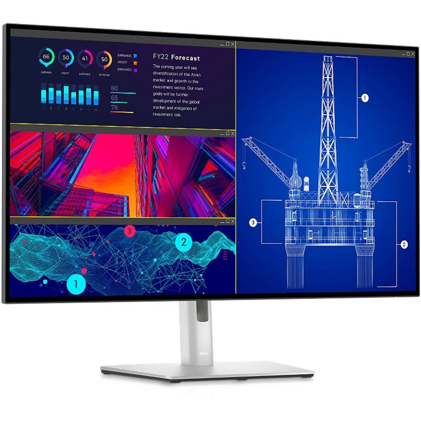Dell UltraSharp U2723QE 27" Class 4K UHD LCD Monitor - 16:9 - Black, Silver DELL-U2723QE