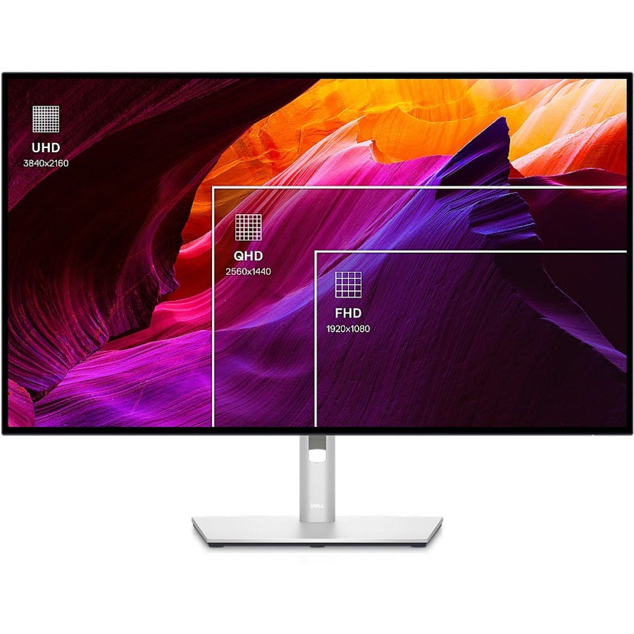 Dell UltraSharp U2723QE 27" Class 4K UHD LCD Monitor - 16:9 - Black, Silver DELL-U2723QE