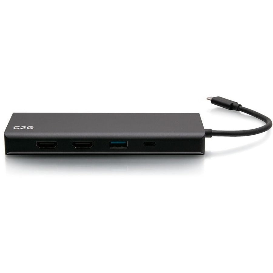 C2G USB C Dual Monitor Laptop Docking Station - HDMI, Ethernet, USB - 60W Power Delivery C2G54488