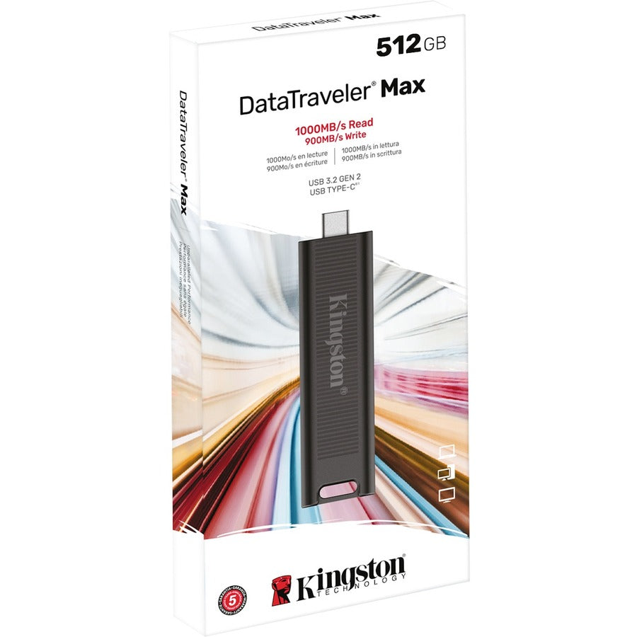 Kingston DataTraveler Max USB 3.2 Gen 2 Flash Drive DTMAX/512GB