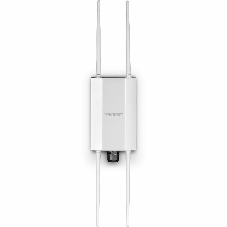 TRENDnet TEW-941APBO Dual Band IEEE 802.11 a/b/g/n/ac/ax 1.73 Gbit/s Wireless Access Point - Outdoor - TAA Compliant TEW-941APBO