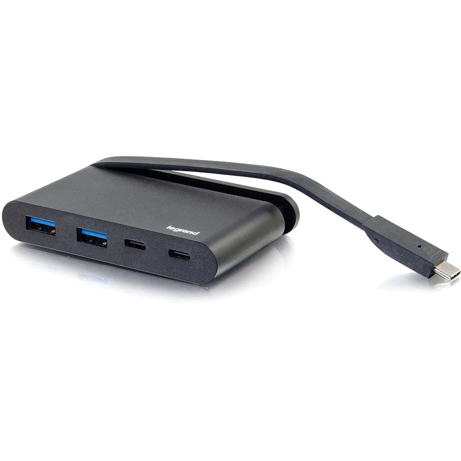 C2G USB C Hub with USB A, USB C and Power Delivery - USB Hub 26914