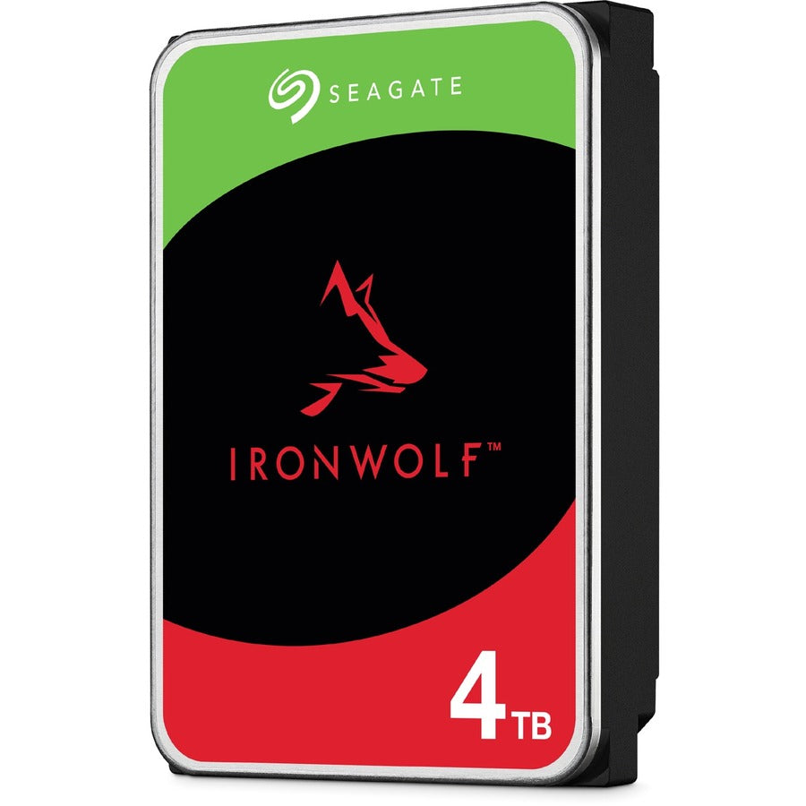 Seagate IronWolf ST4000VN006 4 TB Hard Drive - 3.5" Internal - SATA (SATA/600) - Conventional Magnetic Recording (CMR) Method ST4000VN006
