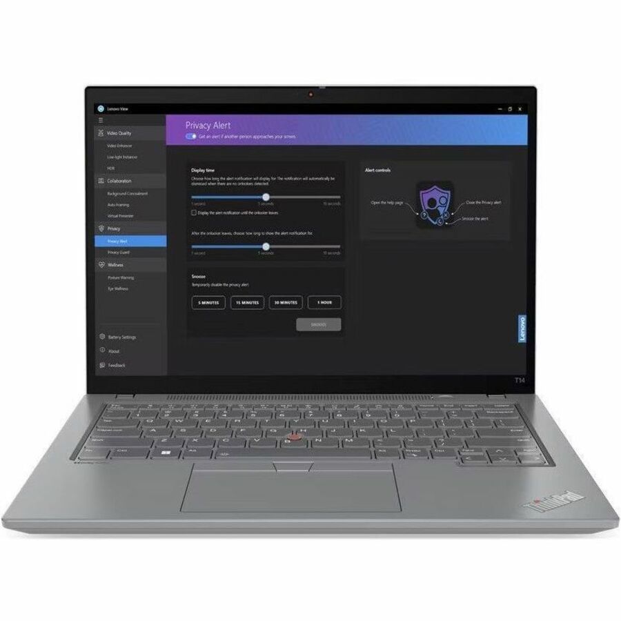 Lenovo ThinkPad T14 Gen 4 21HD0028US 14" Notebook - WUXGA - Intel Core i5 13th Gen i5-1335U - 16 GB - 512 GB SSD - English Keyboard - Storm Gray 21HD0028US