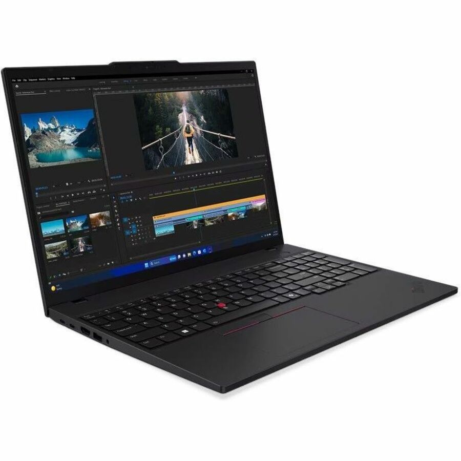 Lenovo ThinkPad T16 Gen 3 21MN0070US 16" Touchscreen Notebook - WUXGA - Intel Core Ultra 7 155U - 32 GB - 512 GB SSD - English Keyboard - Black 21MN0070US