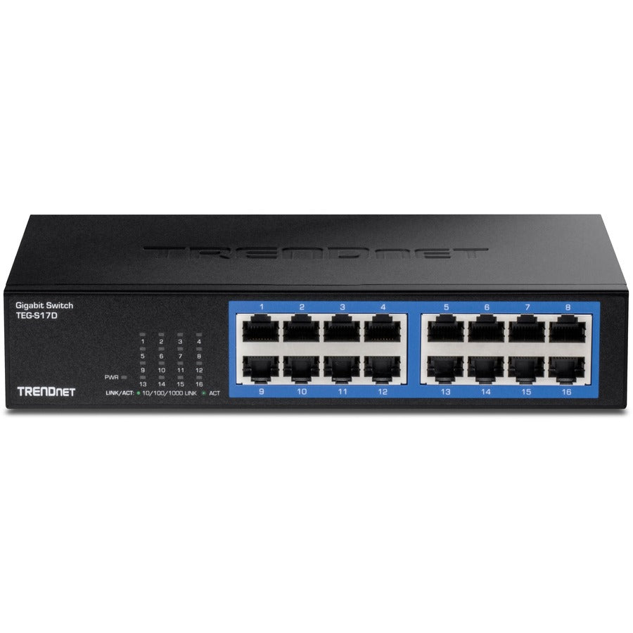 TRENDnet 16-Port Gigabit Desktop Switch TEG-S17D