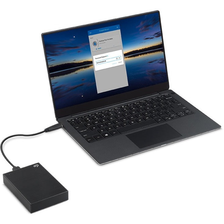 Seagate One Touch STKZ4000400 4 TB Portable Hard Drive - 2.5" External - Black STKZ4000400