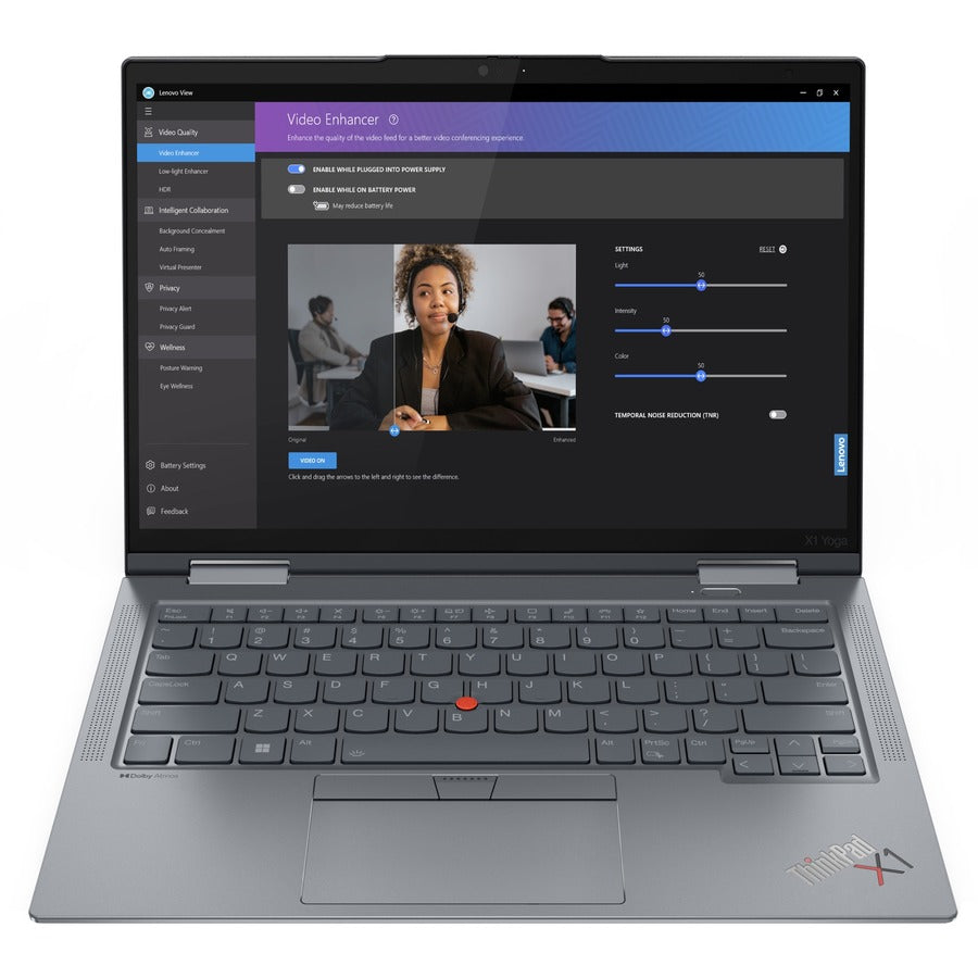Lenovo ThinkPad X1 Yoga Gen 8 21HQ0007US 14" Touchscreen Convertible 2 in 1 Notebook - WUXGA - Intel Core i7 13th Gen i7-1355U - Intel Evo Platform - 16 GB - 512 GB SSD - English Keyboard - Storm Gray 21HQ0007US