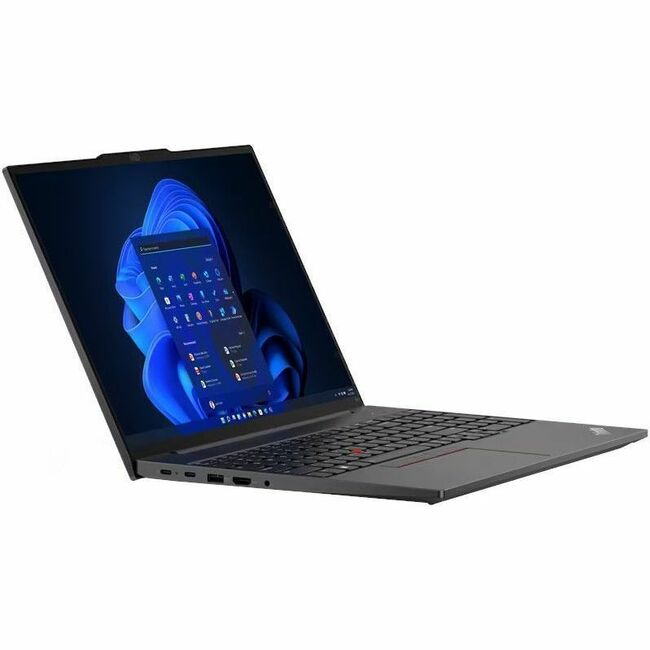 Lenovo ThinkPad E16 Gen 1 21JT001QUS 16" Notebook - WUXGA - AMD Ryzen 7 7730U - 16 GB - 512 GB SSD - English Keyboard - Graphite Black 21JT001QUS