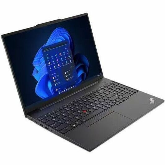 Lenovo ThinkPad E16 Gen 1 21JT001QUS 16" Notebook - WUXGA - AMD Ryzen 7 7730U - 16 GB - 512 GB SSD - English Keyboard - Graphite Black 21JT001QUS