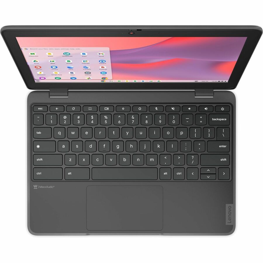 Lenovo 100e Chromebook Gen 4 83G80000US 11.6" Touchscreen Chromebook - HD - Intel N-Series N100 - 4 GB - 32 GB Flash Memory - English Keyboard - Graphite Gray 83G80000US
