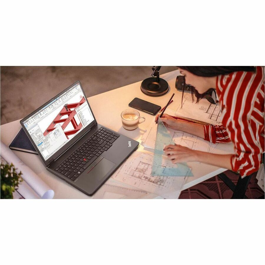 Lenovo ThinkPad P16v Gen 2 21KX002EUS 16" Mobile Workstation - WUXGA - Intel Core Ultra 7 165H - vPro Technology - 32 GB - 1 TB SSD - English Keyboard - Black 21KX002EUS