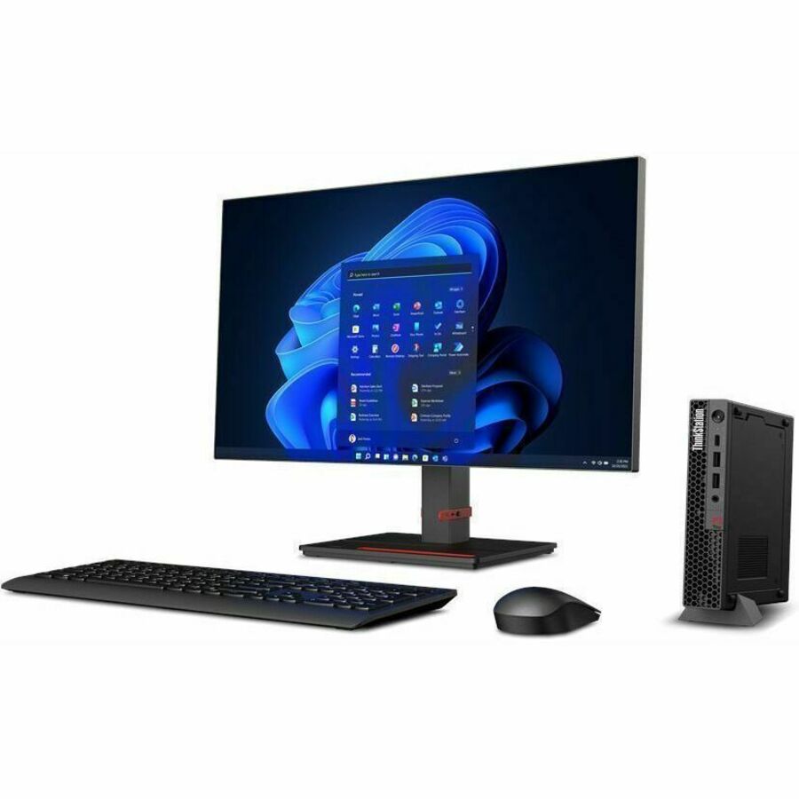 Lenovo ThinkStation P3 30H00014US Workstation - 1 x Intel Core i7 13th Gen i7-13700T - vPro Technology - 32 GB - 1 TB SSD - Tiny - Black 30H00014US