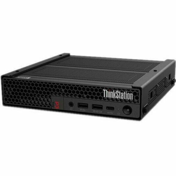 Lenovo ThinkStation P3 30H00014US Workstation - 1 x Intel Core i7 13th Gen i7-13700T - vPro Technology - 32 GB - 1 TB SSD - Tiny - Black 30H00014US