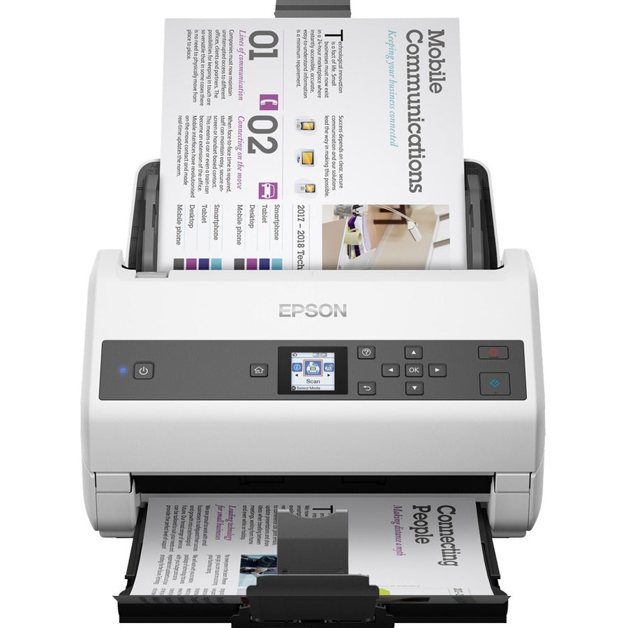 Epson WorkForce DS-870 Sheetfed Scanner - 600 dpi Optical B11B250201