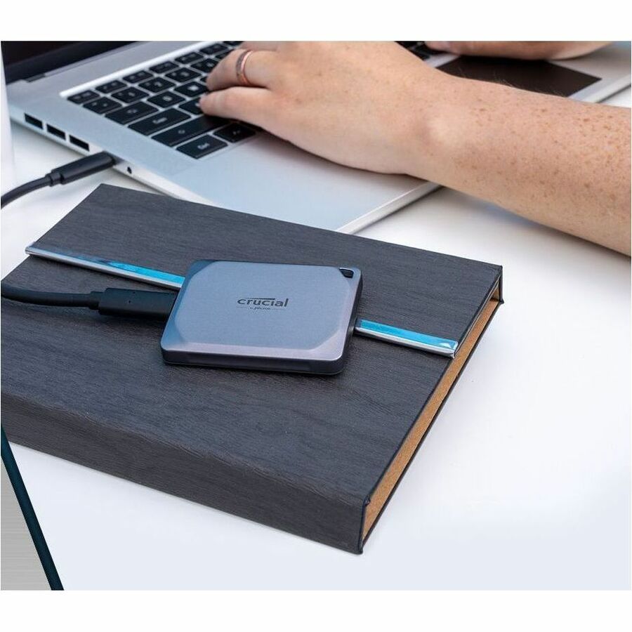 Crucial X9 Pro 4 TB Portable Solid State Drive - External - Gray CT4000X9PROSSD9