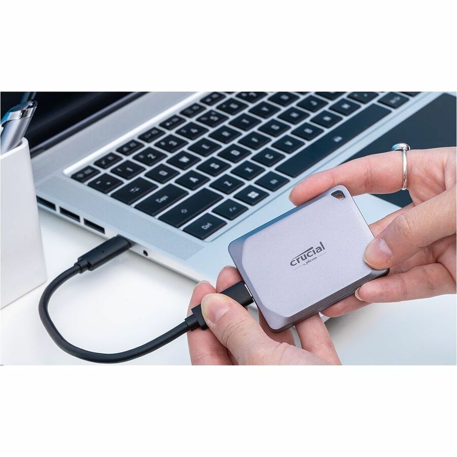 Crucial X9 Pro 4 TB Portable Solid State Drive - External - Gray CT4000X9PROSSD9