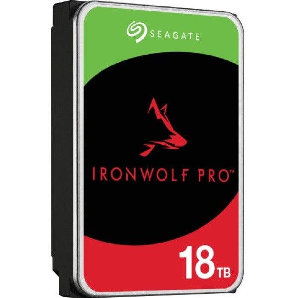 Seagate IronWolf Pro ST18000NT001 18 TB Hard Drive - 3.5" Internal - SATA (SATA/600) - Conventional Magnetic Recording (CMR) Method ST18000NT001