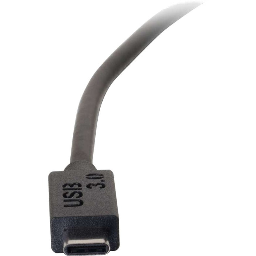 C2G 6ft (1.8m) USB 3.0 (USB 3.1 Gen 1) USB-C to USB-B Cable M/M - Black 28866