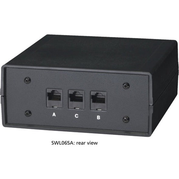 Black Box Manual Desktop Switch - RJ45 2-to1 CAT5 Ethernet 10 Mbps SWL065A