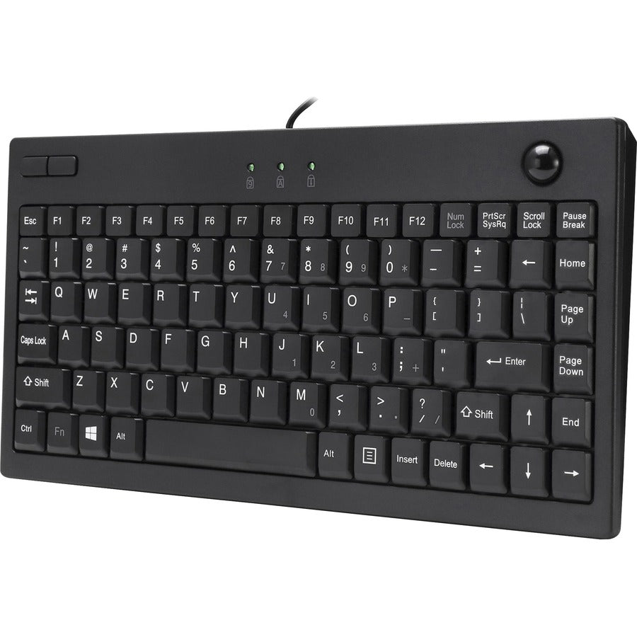 Adesso AKB-310UB Mini Trackball Keyboard AKB-310UB