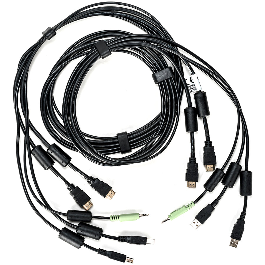 Vertiv Avocent USB Keyboard and Mouse, Dual HDMI and Audio Cable, 6 ft. for Vertiv Avocent SV and SC Series Switches CBL0116
