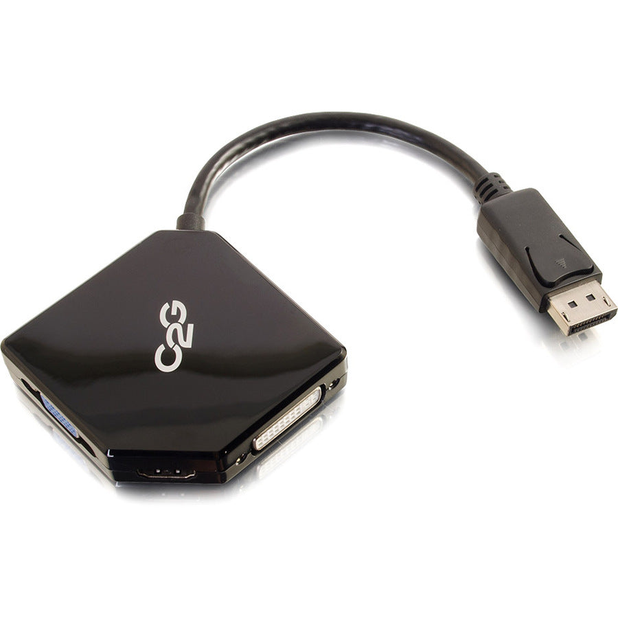 C2G DisplayPort to HDMI, VGA, DVI Adapter Converter - M/F 54340