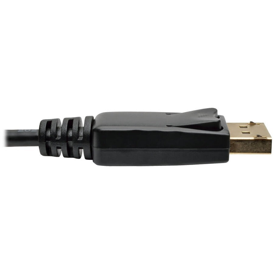 Eaton Tripp Lite Series Mini DisplayPort to DisplayPort Adapter Cable, 4K 60 Hz (M/M), DP Latching Connector, Black, 6 ft. (1.8 m) P583-006-BK