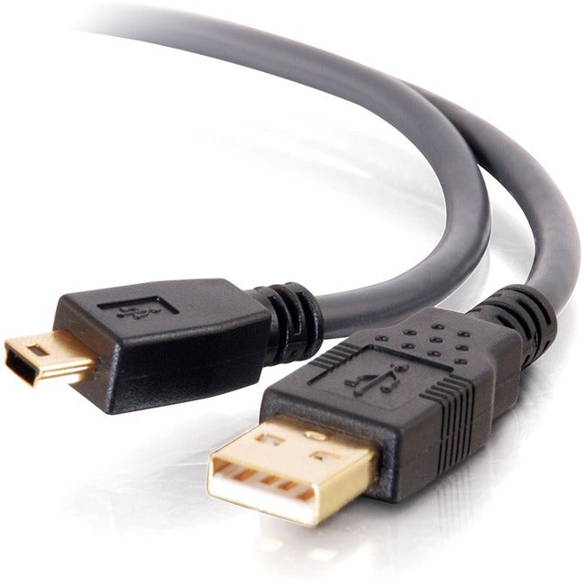 C2G Ultima Series 9.8ft USB A to USB Mini B Cable - USB to Mini B Cable - USB 2.0 - Black - M/M 29652