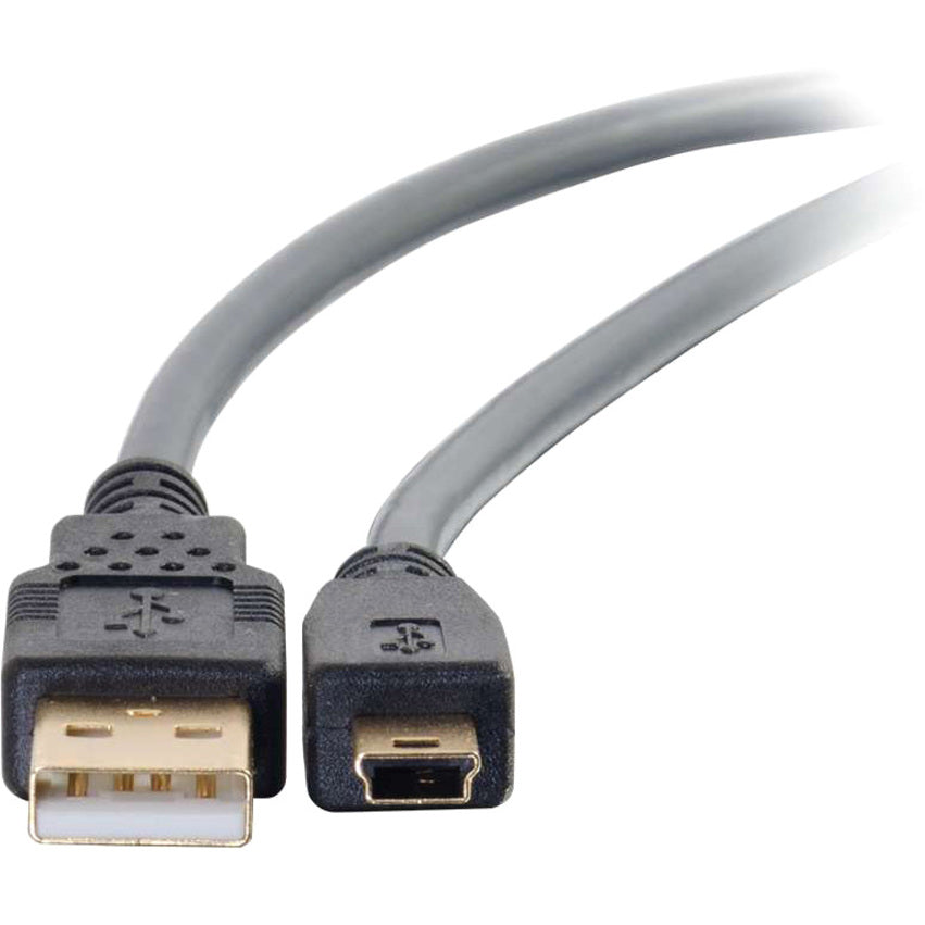 C2G Ultima Series 9.8ft USB A to USB Mini B Cable - USB to Mini B Cable - USB 2.0 - Black - M/M 29652
