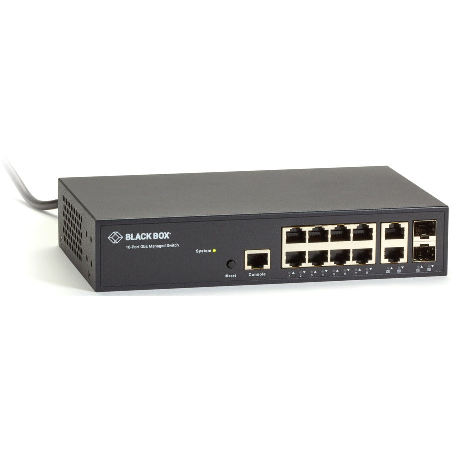 Black Box Gigabit Managed Ethernet Switch - 10-Ports LGB1110A
