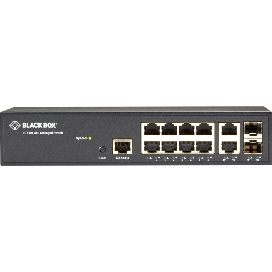Black Box Gigabit Managed Ethernet Switch - 10-Ports LGB1110A