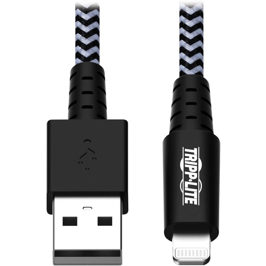 Eaton Tripp Lite Series Heavy-Duty USB-A to Lightning Sync/Charge Cable, MFi Certified - M/M, USB 2.0, 6 ft. (1.83 m) M100-006-HD
