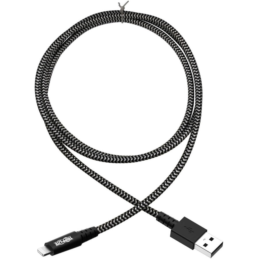 Eaton Tripp Lite Series Heavy-Duty USB-A to Lightning Sync/Charge Cable, MFi Certified - M/M, USB 2.0, 6 ft. (1.83 m) M100-006-HD